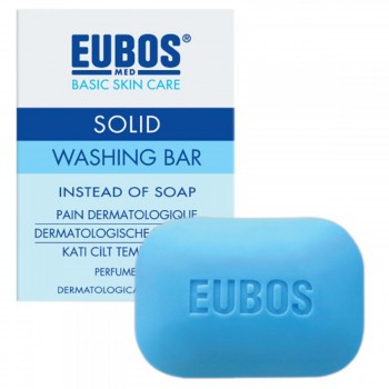 Eubos Solid Washing Bar Cleanser Blue 125g