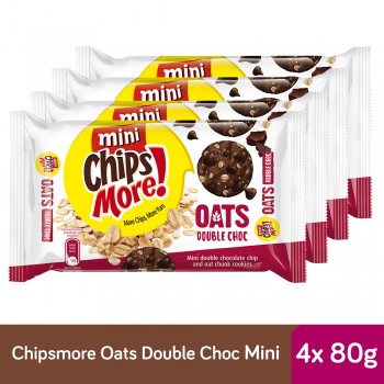 Chipsmore Oats Double Choc Cookies (80g x 4)
