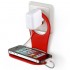 Bobino FOLDING PHONE HOLDER (Red) - Anti-slip Pad, Folding Hinge