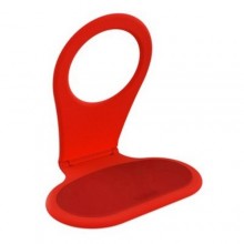 Bobino FOLDING PHONE HOLDER (Red) - Anti-slip Pad, Folding Hinge