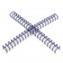 M-Bind Double Wire Bind 2:1 A4 - 3/8"(9.5mm) X 23 Loops, 100pcs/box, Blue