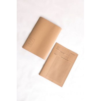 Brown Minutes File - 100pcs