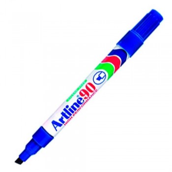 Artline 90 Permanent Marker - EK-90 Refillable 2-5mm Blue