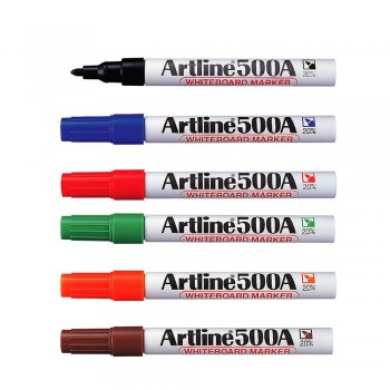 Artline 500A Whiteboard Marker Set EK-500A/6W - 6 Colors