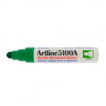 Artline 5100A whiteboard Big nib marker 5mm - Green