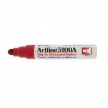 Artline 5100A whiteboard Big nib marker 5mm - Red