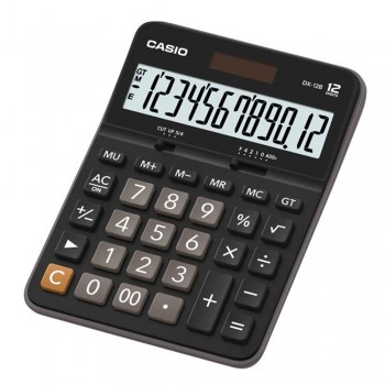 Casio Desktop Calculator - 12 Digits, Mark-up, Regular Percent (DX-12B)