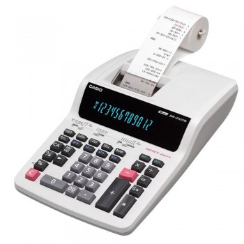 Casio Printing Calculator - 12 Digits, Heavy-Duty Type, Tax Calculation (DR-210TM)