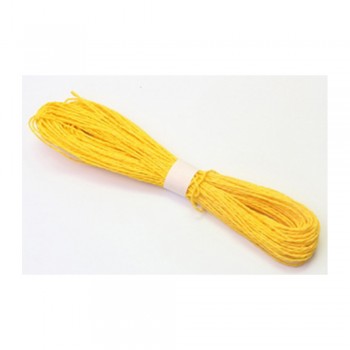 Colorful Paper Rope 25meters - Yellow