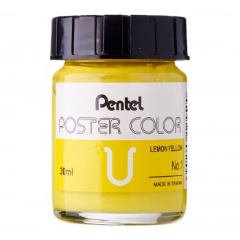 Pentel Poster Color U Lemon Yellow 30ml (No.1)