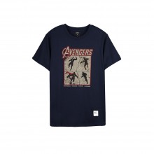 Avengers Endgame Series: Avenger Tee Group - Navy Blue, XS