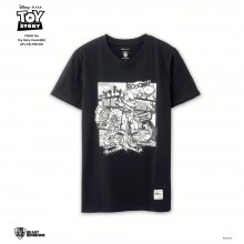 APL-PIX-TEE-005 PIXAR Tee Toy Story Comic (Black, Size XL)