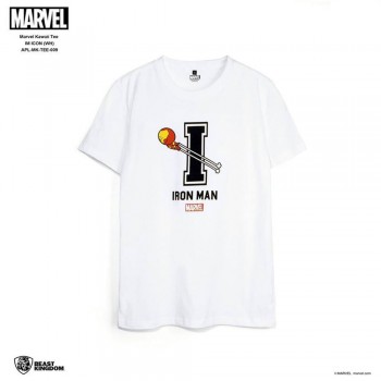 Marvel: Marvel Kawaii Tee Iron Man Icon - White, Size XS (APL-MK-TEE-009)