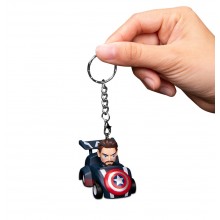 Avengers: Infinity War Pull back car keychain series Captain America