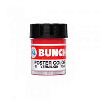 Buncho PC15CC Poster Color 11 Vermilion - 6/Box