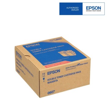 Epson SO50607 Double Pack Magenta Toner (Item No:EPS SO50607)