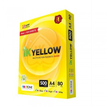 IK YELLOW Paper A4 - 80GSM 500 sheets